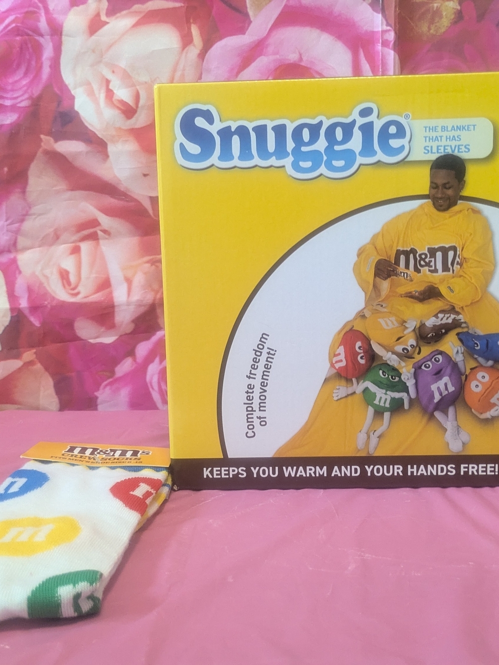Snuggie M&M's Yellow Sleeved Blanket - Yellow